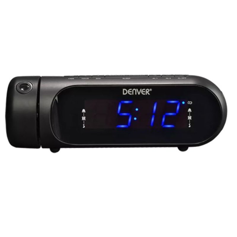 Denver CPR-700 alarm clock Digital alarm clock Black