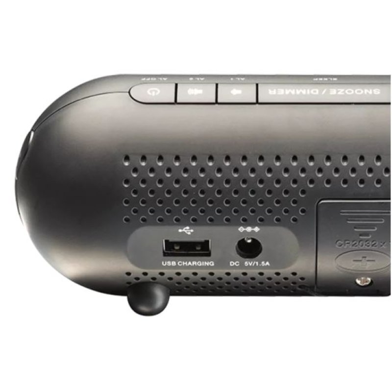 Denver CPR-700 alarm clock Digital alarm clock Black