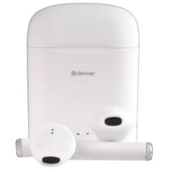 Denver TWE-46WHITE écouteur/casque Sans fil Ecouteurs Musique Bluetooth Blanc