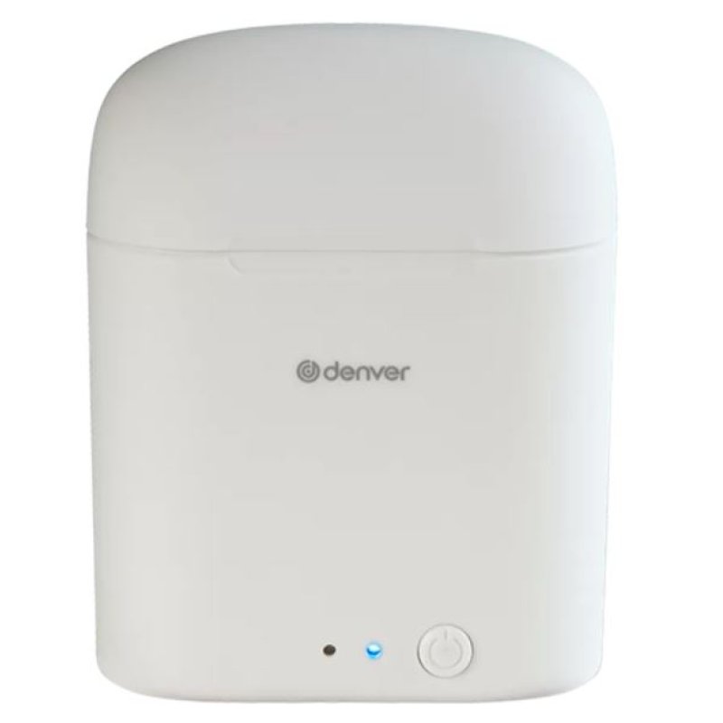 Denver TWE-46WHITE headphones/headset Wireless In-ear Music Bluetooth White