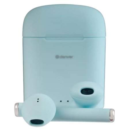 Denver TWE-46LIGHTBLUE écouteur/casque Sans fil Ecouteurs Musique Bluetooth Bleu