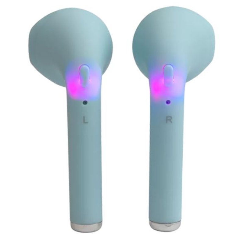 Denver TWE-46LIGHTBLUE headphones/headset Wireless In-ear Music Bluetooth Blue