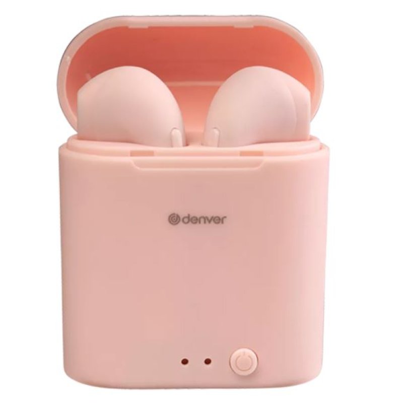 Denver TWE-46ROSE écouteur/casque Sans fil Ecouteurs Musique Bluetooth Rose