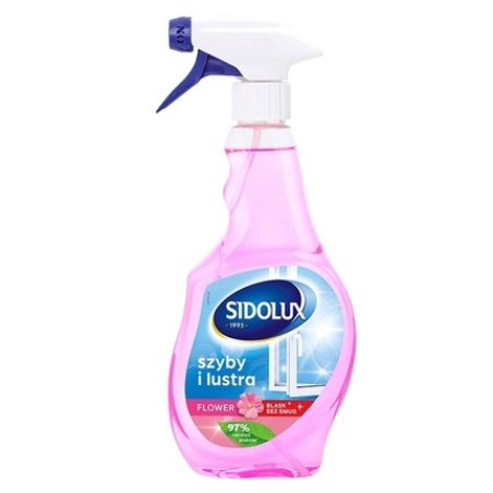Sidolux Crystal Glass Cleaner Flower 500 Ml