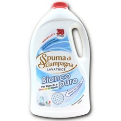 Lavatrice Spuma Di Sciampagna Laundry Liquid Detergent Bianco Puro 1710ml