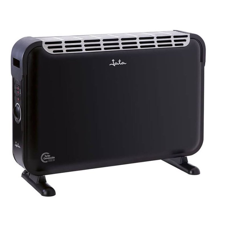 JATA C214T appareil de chauffage Intérieure Noir 2000 W Chauffage électrique à convecteur