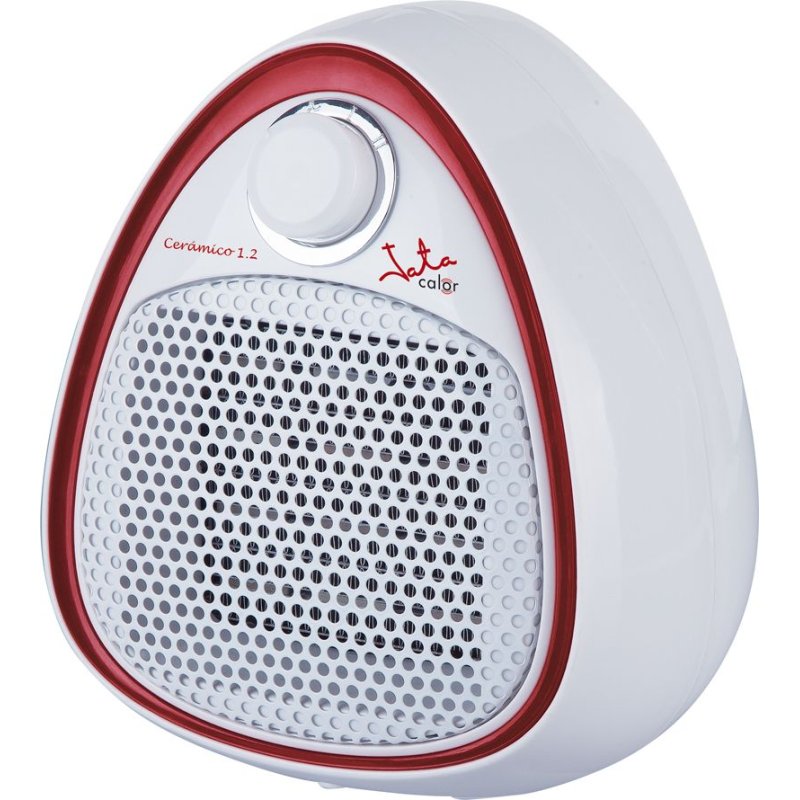 JATA TC73 appareil de chauffage Intérieure Rouge, Blanc 1200 W Chauffage de ventilateur électrique
