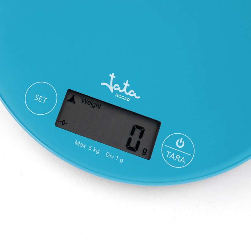 JATA HBAL7230 kitchen scale Teal Countertop Round Electronic kitchen scale