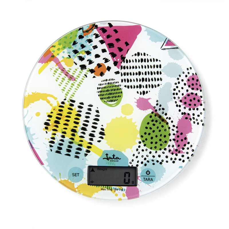 JATA HBAL7240 kitchen scale Multicolour Countertop Round Electronic kitchen scale