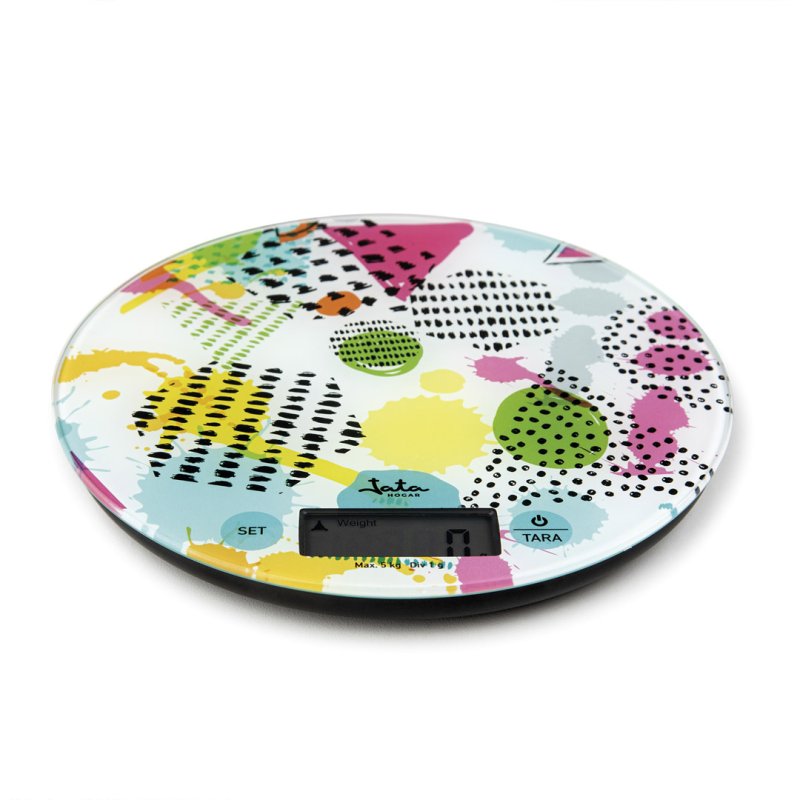 JATA HBAL7240 kitchen scale Multicolour Countertop Round Electronic kitchen scale