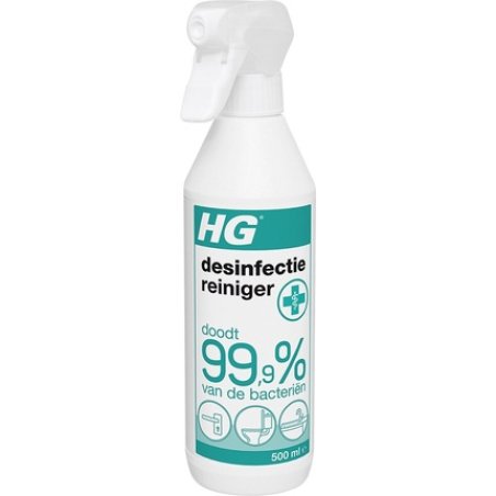 Hg Disinfection Cleaner 16134n - 500 Ml - 100% Powerful Formula - 100% Safe