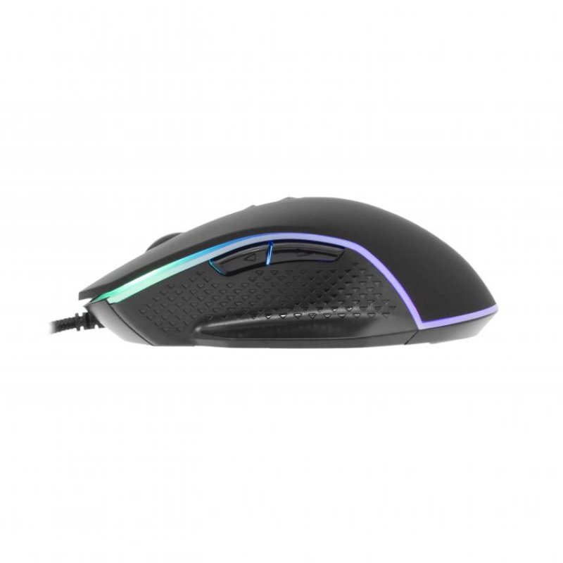 White Shark GARETH Black mouse Ambidextrous USB Type-A Optical 6400 DPI