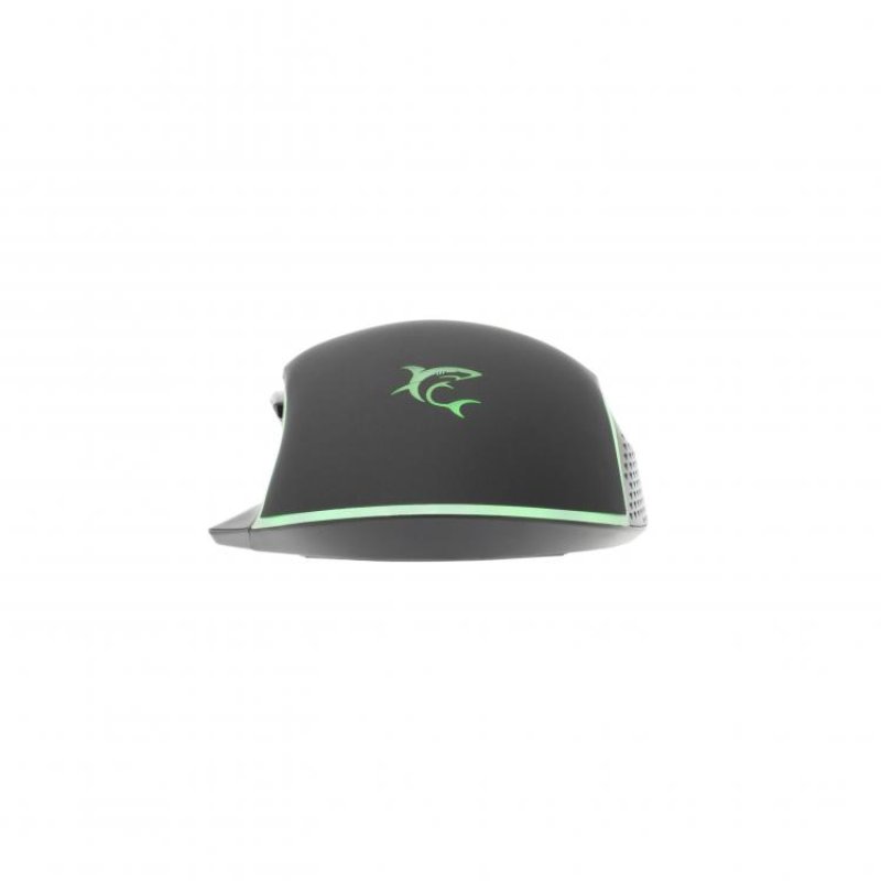 White Shark GARETH Black mouse Ambidextrous USB Type-A Optical 6400 DPI