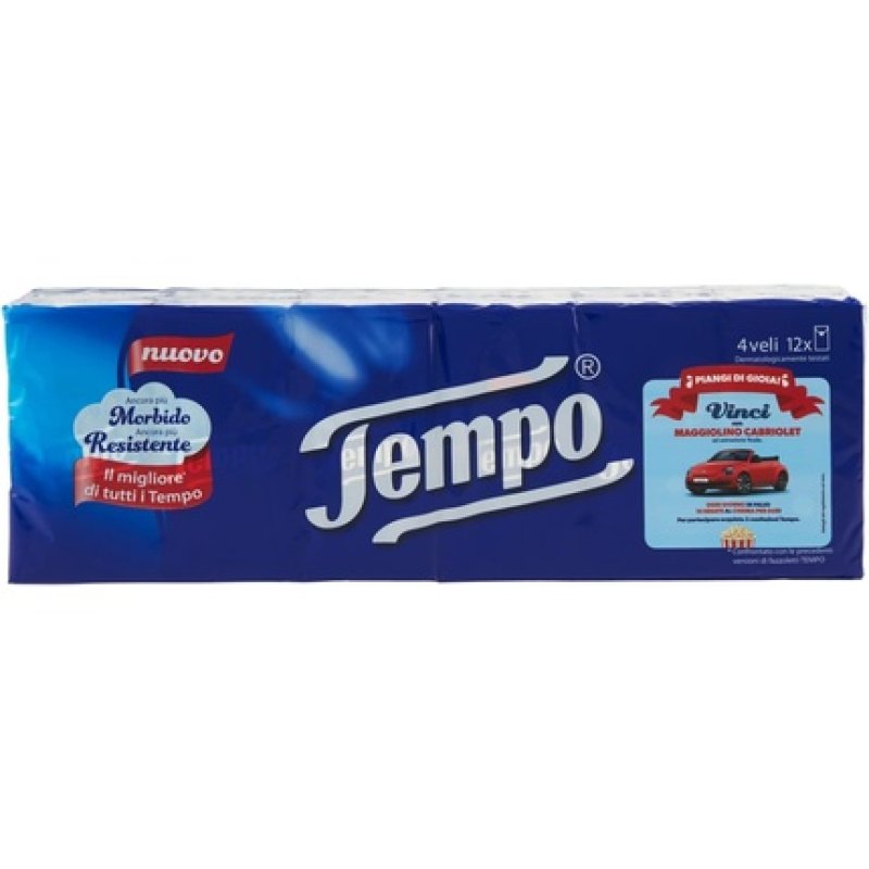 Tempo 4-Ply Tissues 12 Pack