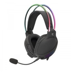 White Shark OX écouteur/casque Avec fil Jouer Noir
