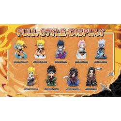NARUTO SHIPPUDEN - Great Ninja Vol 1 - Blind Box Set 8 Figurine TBAcm