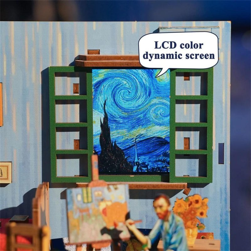 BOOK NOOK KIT - DIY- Chambre de Vincent - 143pcs LED Light