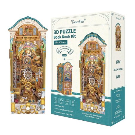 BOOK NOOK KIT - DIY- Tour de l'horloge - 430pcs LED Light