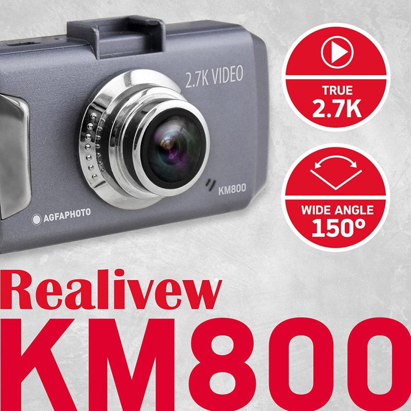 AgfaPhoto KM800 dashcam Full HD USB Grey