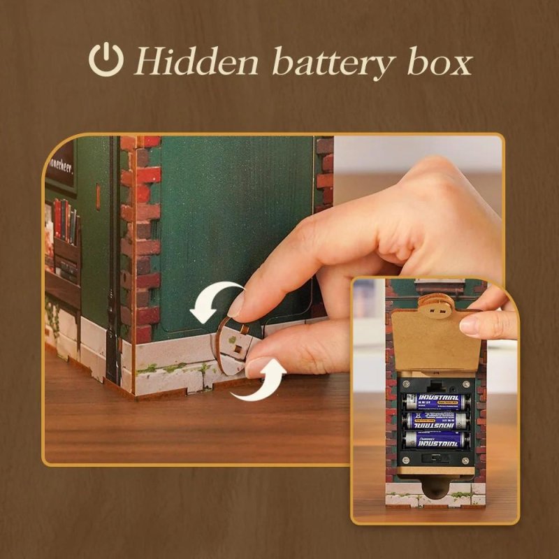 BOOK NOOK KIT - DIY- Librairie de la rive gauche - 347pcs LED Light