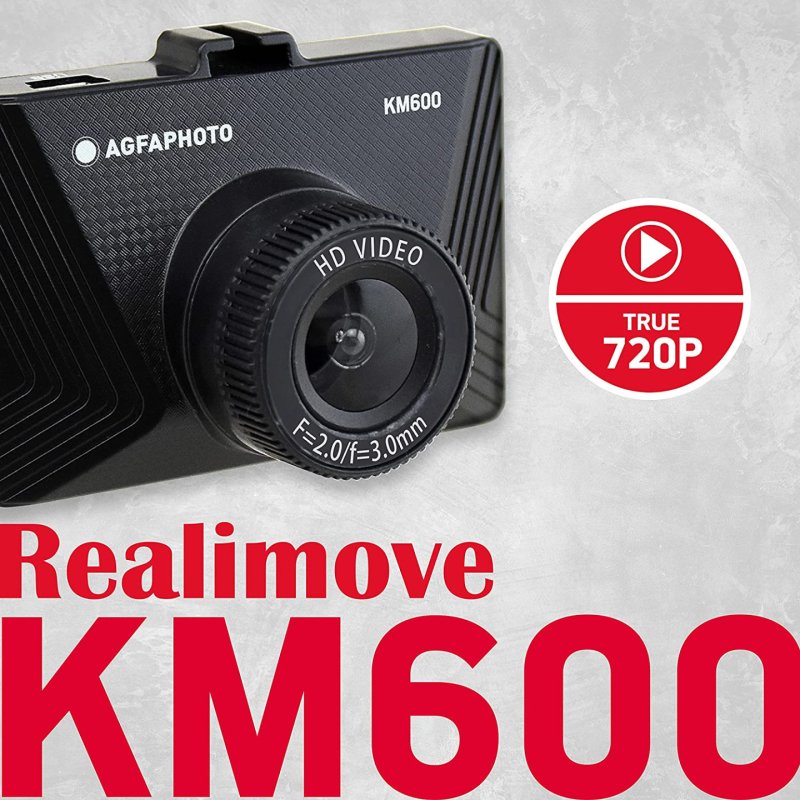 AgfaPhoto KM600 dashcam Full HD USB Black