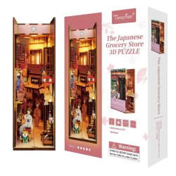 Tonecheer 3D Wooden Puzzle DIY Book Nook Kit (The Japanese Grocery Store)