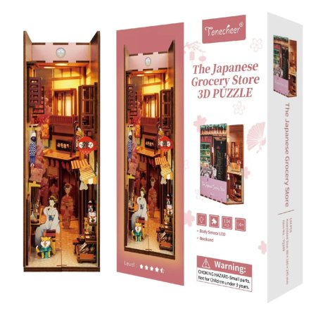 BOOK NOOK KIT - DIY- Epicerie Japonaise - 134pcs LED Light