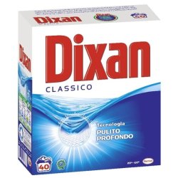 Dixan Fusto 40 Misur Classico Kg 26 Polver Laundry Detergent