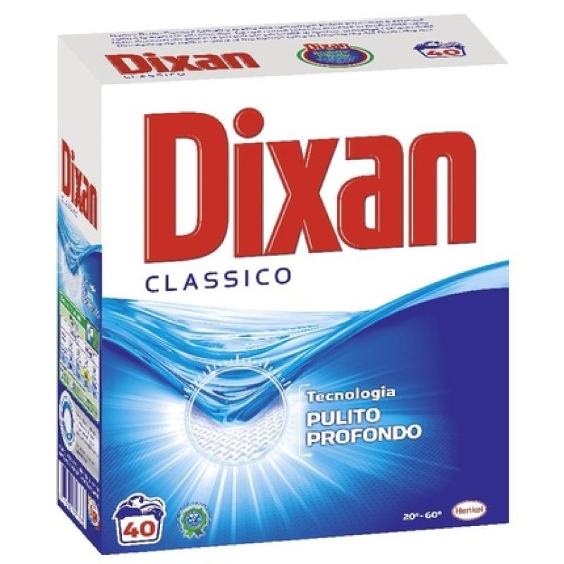 Dixan Fusto 40 Misur Classico Kg 26 Polver Laundry Detergent