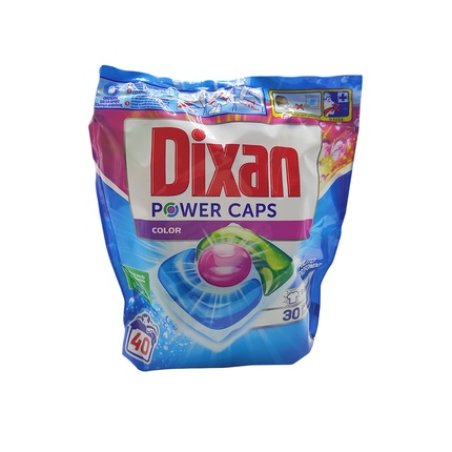 Dixan Power Caps X 40 Laundry Color Effective Laundry Detergent Capsules For Vibrant Colors
