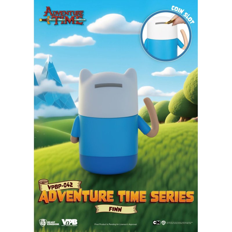 ADVENTURE TIME - Finn - Tirelire Vinyl Figure 11.6cm