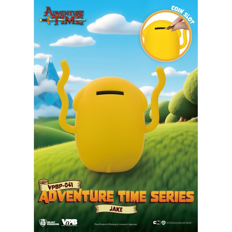 ADVENTURE TIME - Jake - Tirelire Vinyl Figure 12.2cm