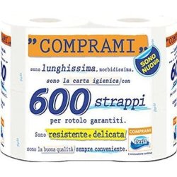 Perle Comprami Compact Toilet Paper 4 Rolls 40 Rolls