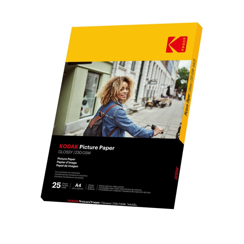 Kodak Picture Paper 230g 11.8 mil Glossy A4x50 (9891266)