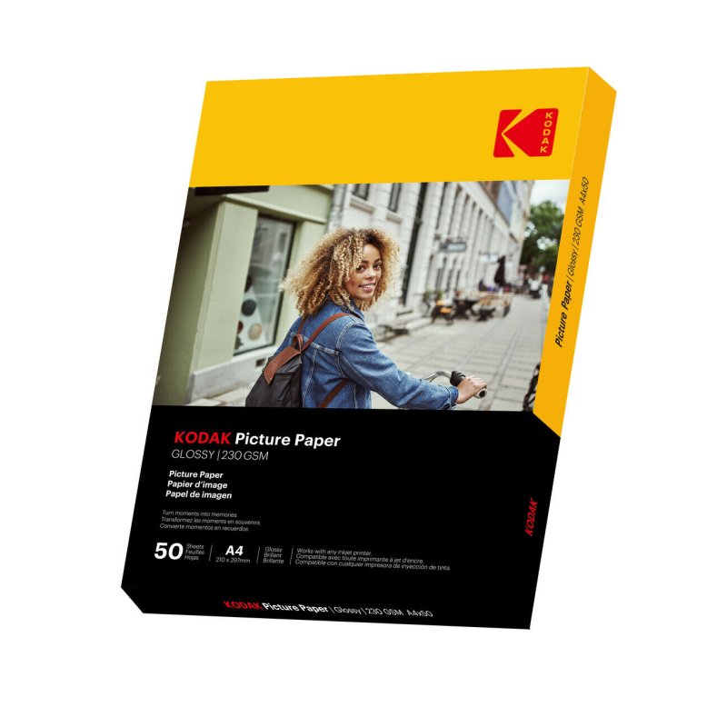 Kodak Picture Paper 230g 11.8 mil Glossy 4/6x100 (9891267)