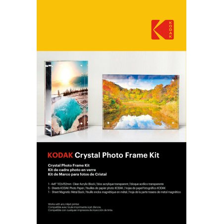Kodak Crystal Photo Frame Kit 5 Sheets