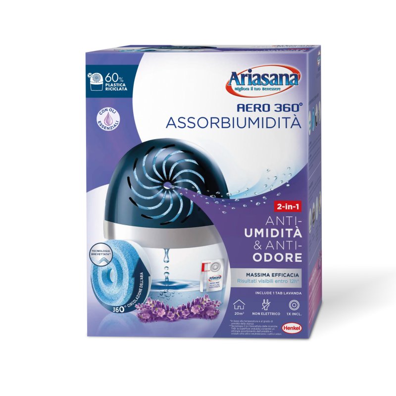 Ariasana 1737792 recharge d'absorbeur d'humidité Absorbeur (unité) Absorbeur d'humidité et d'odeur