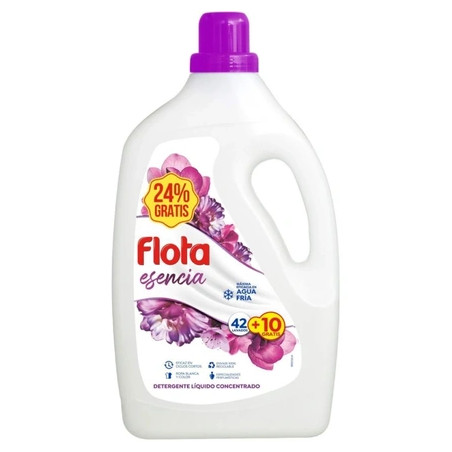 Flota Liquid Laundry Detergent Essence Fresh Scent 52 Loads 27l For Powerful Stain Removal And Effective Cleaning