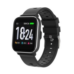 Denver SW-162BLACK smartwatche et montre de sport 3,56 cm (1.4") IPS Numérique Écran tactile Noir