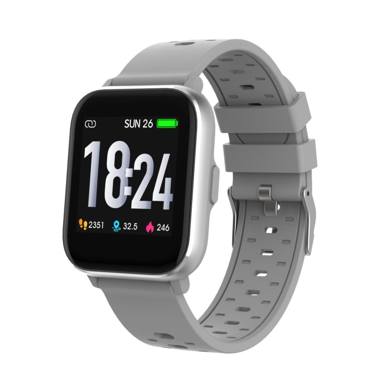Denver SW-162GREY smartwatche et montre de sport 3,56 cm (1.4") IPS Numérique Écran tactile Gris