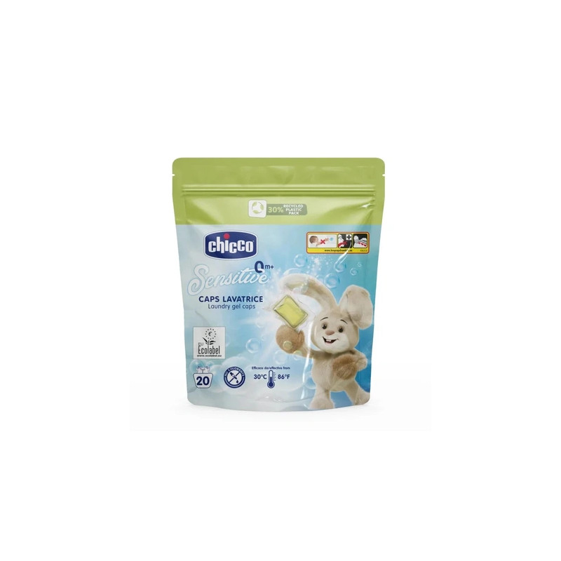 Chicco Sensitive Detergent 0 Months And Older 20 Pods