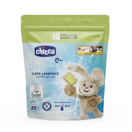 Chicco Sensitive Detergent 0 Months And Older 20 Pods