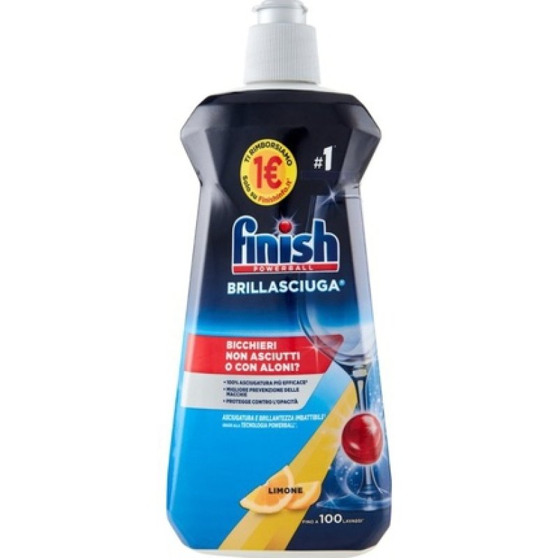 Finish Rinse Aid 500 Milliliters Lemon