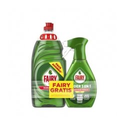 Fairy Concentrated Dishwashing Liquid Power In 1 Spray Original 500 Ml 1015 Ml Free