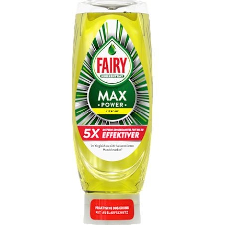 Fairy Max Power Lemon Dishwashing Liquid 545 Ml