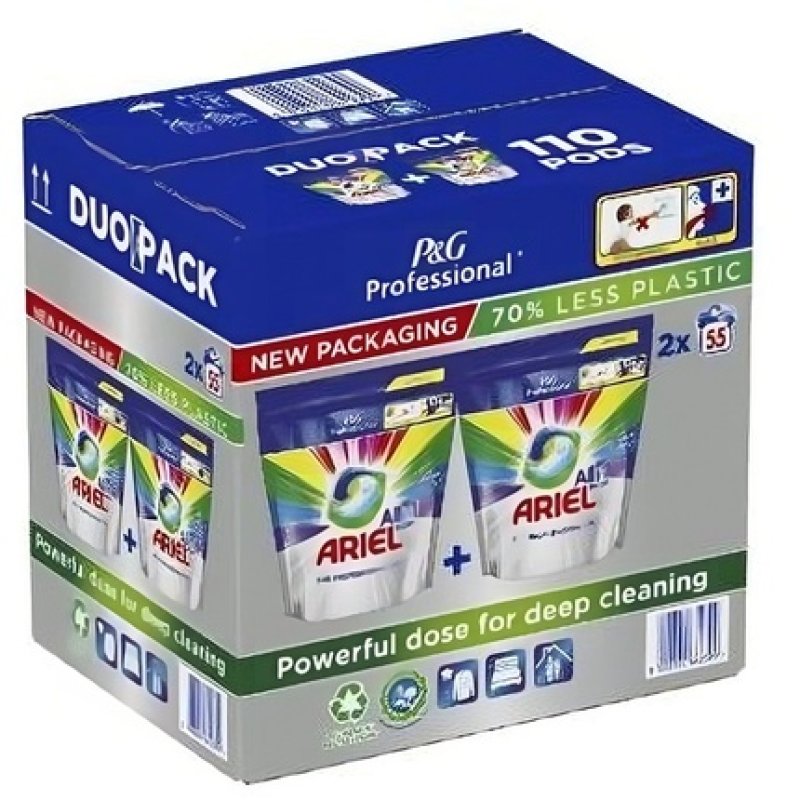Ariel Professional Color 110 Pieces Effective Laundry Detergent For Vibrant Colors