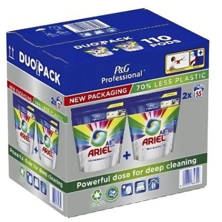 Ariel Professional Color 110 Pieces Effective Laundry Detergent For Vibrant Colors