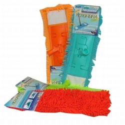 Bib Complete Microfiber Broom Dustpan Set