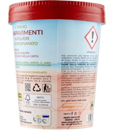 Smapiu' Floor Cleaner Powder White Flowers and Argan 400g