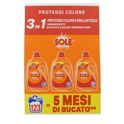 Sole Liquid Laundry Detergent Protect Color 3 Pieces For 41 Washes